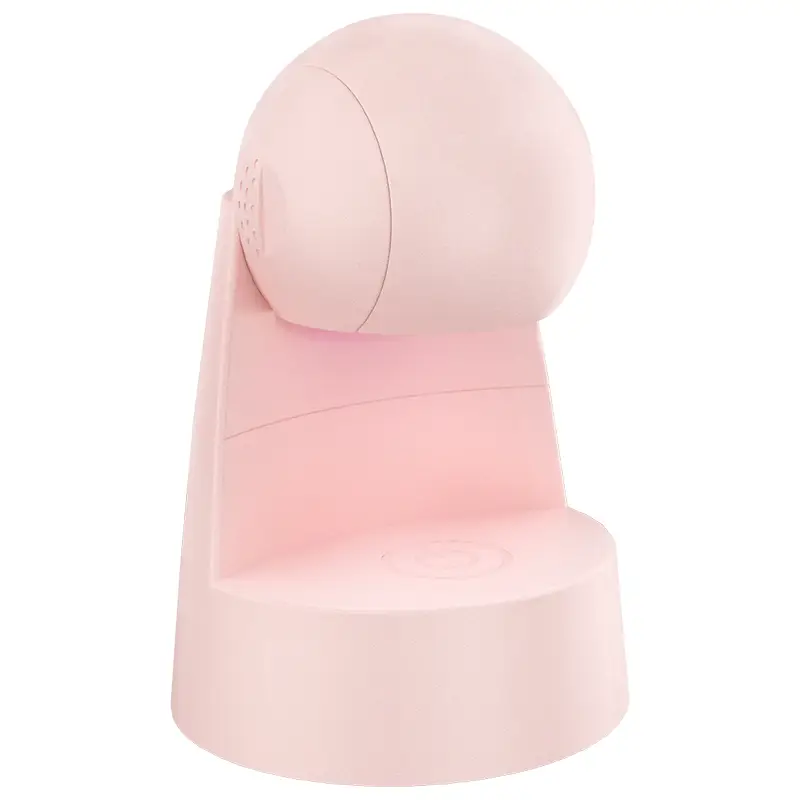 Pink nail dust collector with adjustable fan